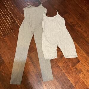 JNK Spaghetti Strap Seamless Jumpsuits Short & Long - Sz Large